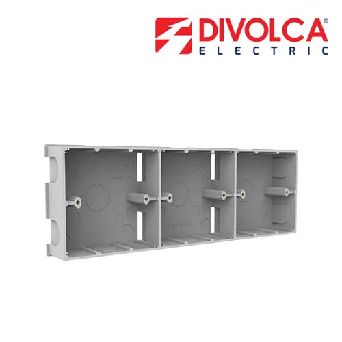 Divolca Surface Sunk Box 3-way 35mm Depth - DP0906