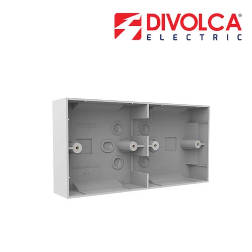 Divolca Surface Sunk Box Double 29mm Depth - DP0903