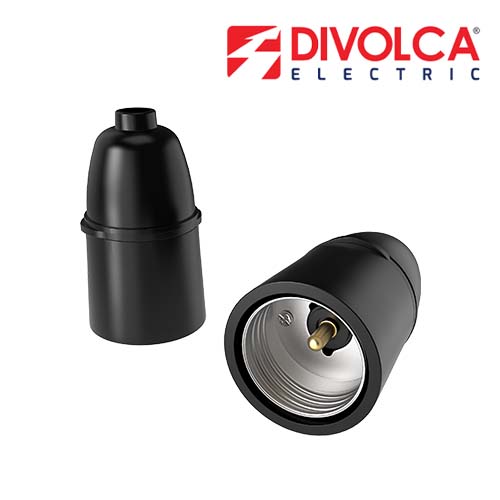 Divolca E27 Pendent Holder (Black) - DP0701-E B