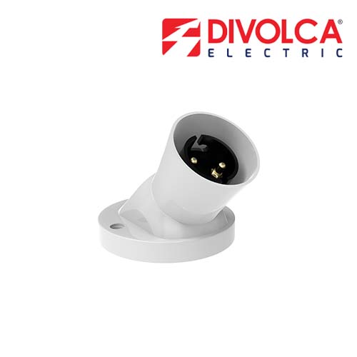 Divolca Angle Batten Holder (White) - DP0601