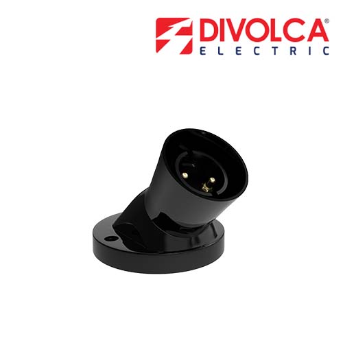 Divolca Angle Batten Holder (Black) - DP0602-B