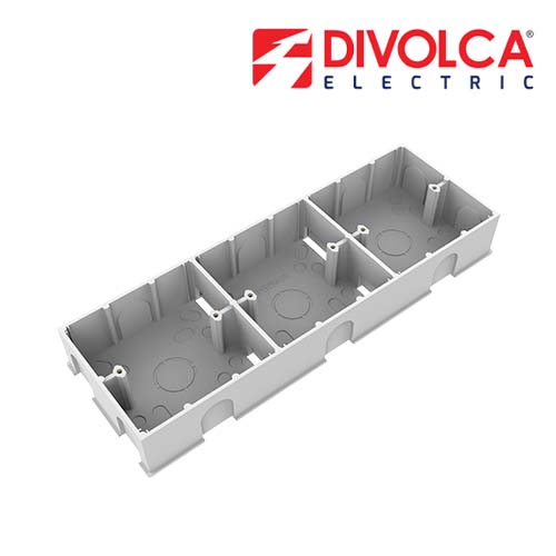 Divolca Surface Sunk Box 3-way 35mm Depth - DP0906