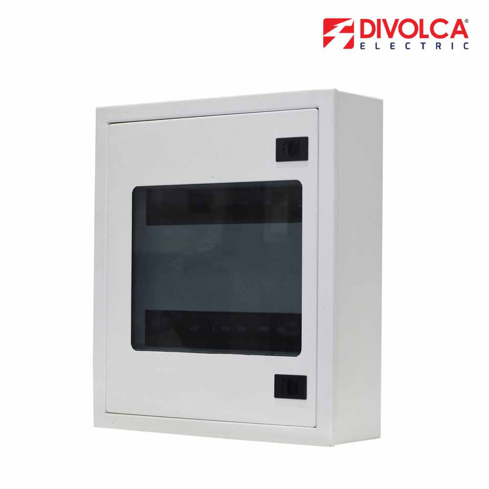 Divolca MCB Glass Type Metal Box 2 Rows - DP1119