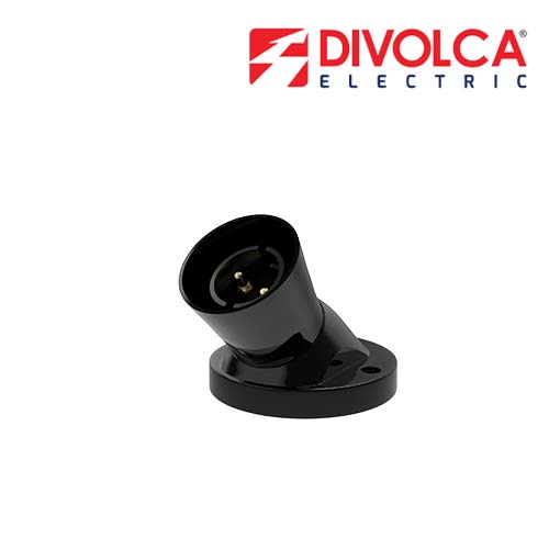 Divolca Angle Batten Holder (Black) - DP0602-B