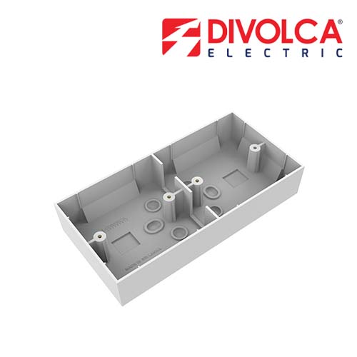Divolca Surface Sunk Box Double 29mm Depth - DP0903
