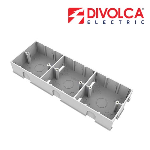 Divolca Surface Sunk Box 3-way 35mm Depth - DP0906