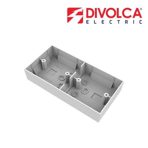 Divolca Surface Sunk Box Double 29mm Depth - DP0903