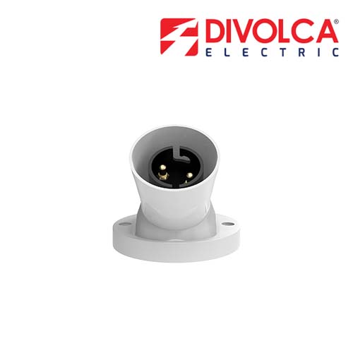 Divolca Angle Batten Holder (White) - DP0601