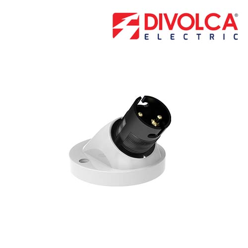 Divolca Angle Batten Holder (White) - DP0601