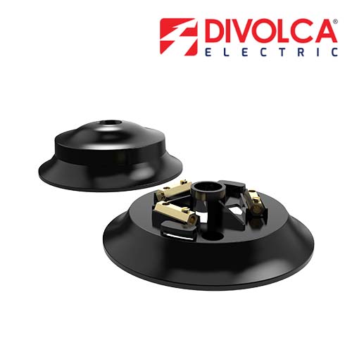 Divolca Jumbo Ceiling Rose (Black) 2T - DP0301-JB