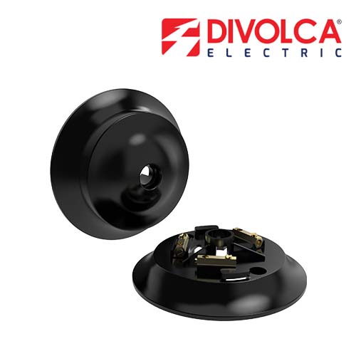 Divolca Jumbo Ceiling Rose (Black) 2T - DP0301-JB