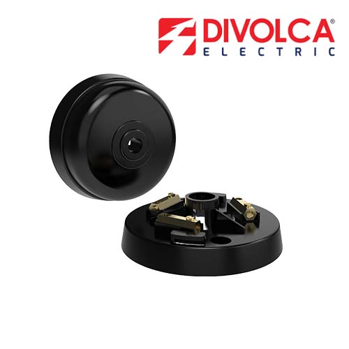 Divolca Ceiling Rose (Black) 3T - DP0301-B2